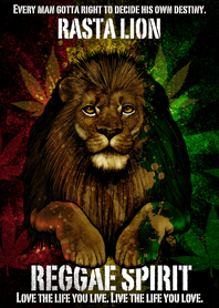 Rasta lion reggae spirit 4