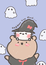 cat & bear tiny Ghost