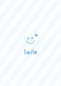 Smile Crown =Blue= Stripe2