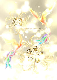 超絶運気アップ♥鳳凰とクローバーin光の海