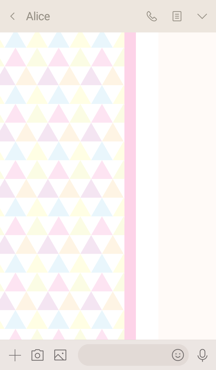 cute pattern design -colorful triangle-