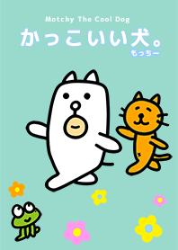 かっこいい犬。もっちー