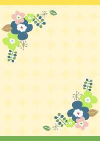 Northern Flowers13 on yellow