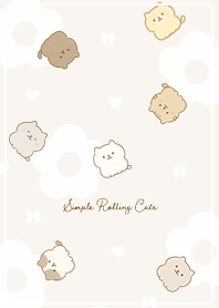 beige Simple Rolling Cats 02_2