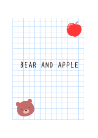 BEAR AND APPLE GRAPH PAPERj-WHITE