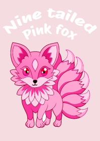 Nine tailed Pink Fox