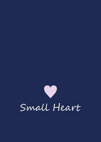 Small Heart *Navy+Purple 2*