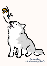 Singing Dog-Siberian Husky(silver)-