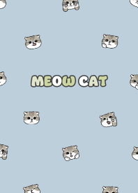 neko head6 - blue