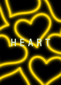 Neon Heart is Full Yellow 70