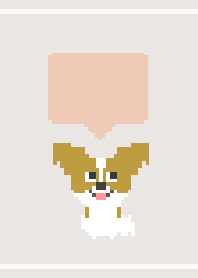 Pixel Art animal _dog 2