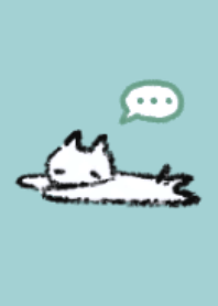 loose cat theme light blue by rororoko