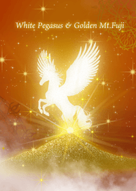 White Pegasus & Golden Mt.Fuji