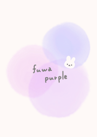 Fuwa purple with rabbit