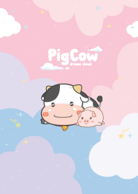 Pig&Cow Dream Cloud Lovely