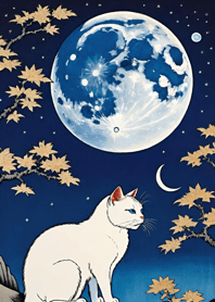 Cat under the Moon 92d959