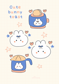 Cute bunny toast! :)
