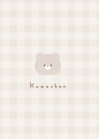 可愛的熊. beige.