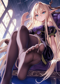 超美麗黑暗精靈女王