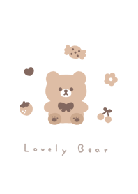 Bear and items/white.