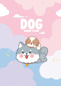 Dog Dream Cloud Kawaii