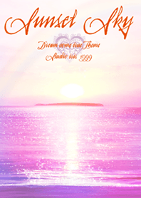 運気上昇 癒しのビーチ Sunset sky sea#