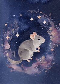 The Year of the Rat (watercolor)