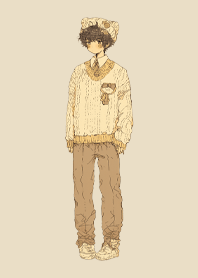 Warm color couple 01 (boy)