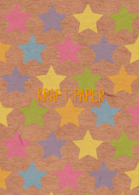 Kraft paper-Colorful Star-joc