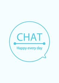 Simple blue chat room