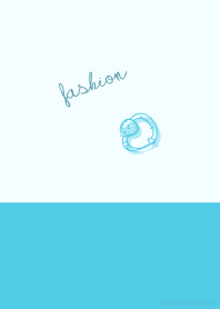 fashion cyan blue