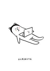 The Fatty Cat | White