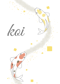 Fish 001-2 (Nishikigoi/White)