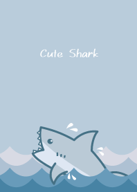 Cute Shark ''Smoky Blue'' 3