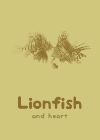 Lionfish & heart Colonial YEL