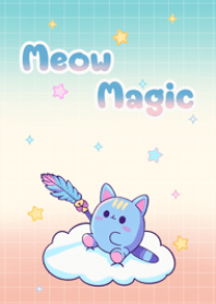เหมียวเมจิก - พาสเทลฟ้าพีช