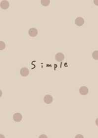 Polka dots and beige.