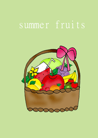 summer fruits.