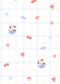 Cute milk cow with sweets 3 (Pp)