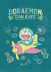 Doraemon (Chalk Art)