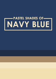 Pastel Shades of Navy Blue