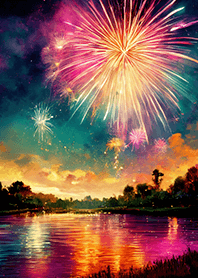 Beautiful Fireworks Theme#157