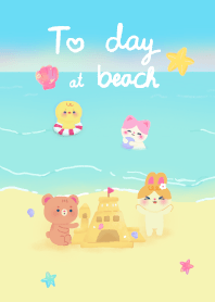 To day at beach