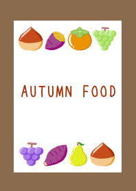 AUTUMN FOOD Theme-BROWN
