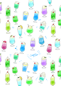 爽やかしゅわしゅわクリームソーダ