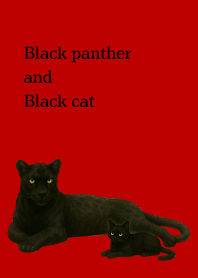 Black Pair01 on red & b...