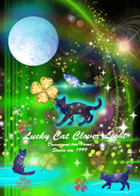 Lucky cat clover light2