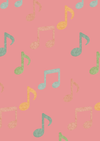 音のダンス 薄いピンク