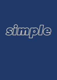 simple logo#navy beige