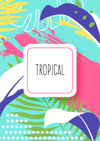 Abstract Tropical Turquoise Blue